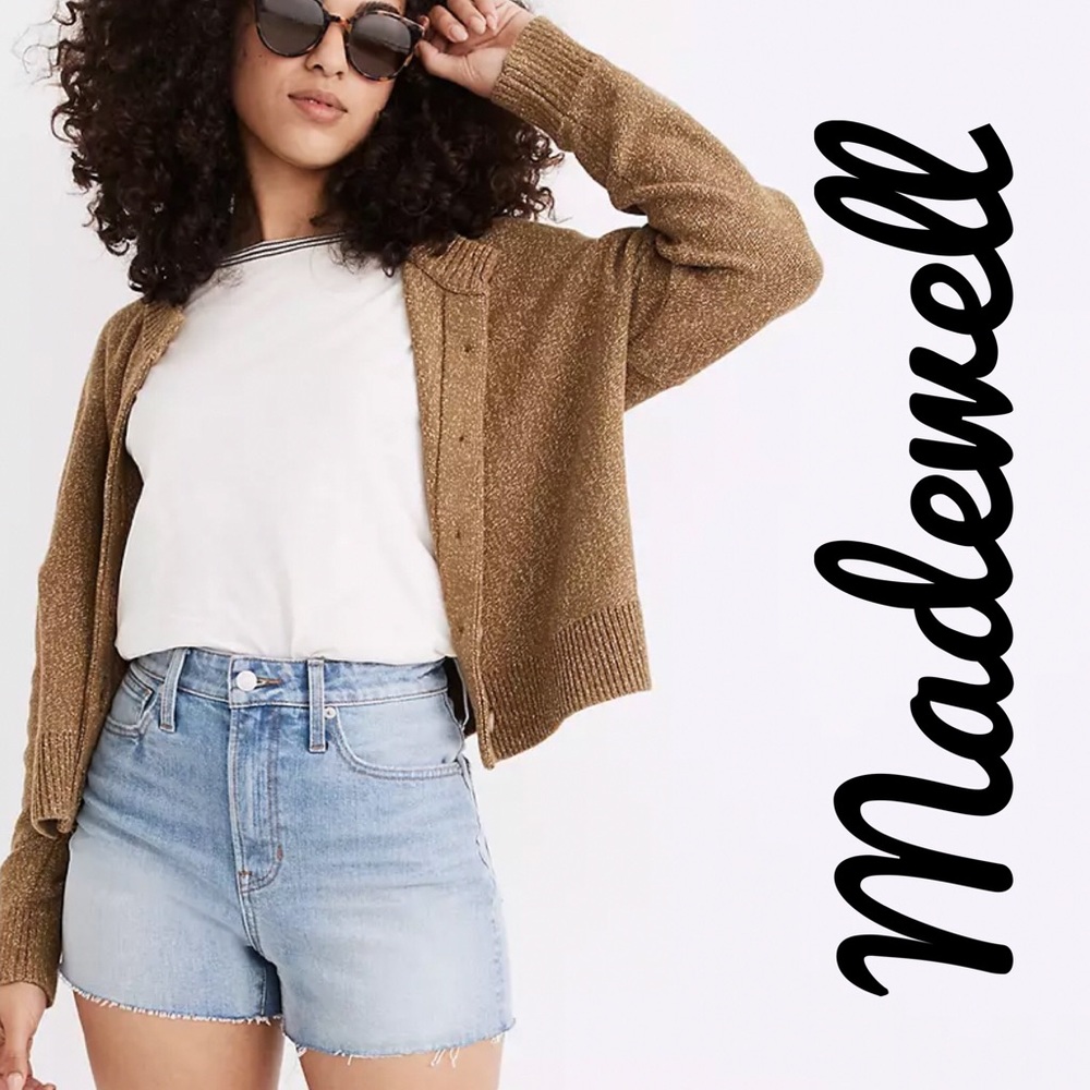 MADEWELL | THE CURVY PERFECT VINTAGE JEAN SHORT IN LIGHTER WASH SZ 25